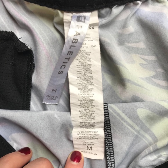 Fabletics Multi-Colored Running Shorts, EUC, M - Picture 6 of 12